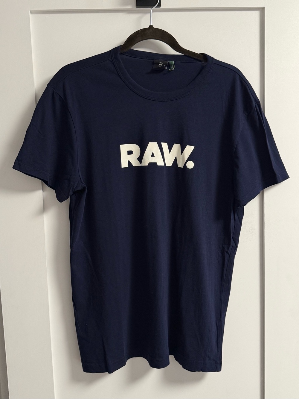 G-Star RAW Navy Blue Logo Tee